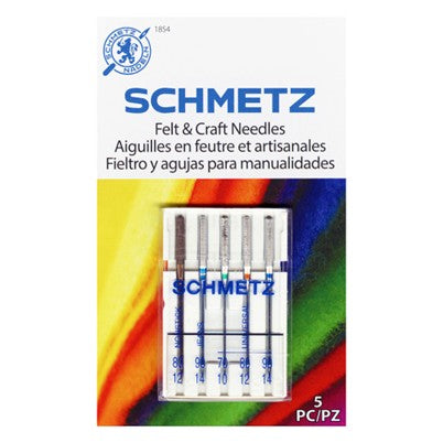 Sewing Machine Needles - Felt & Craft Needles - Assorted - 5 count - Schmetz