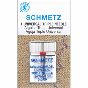 Sewing Machine Needles - Universal Triple Needle - Schmetz