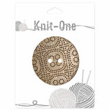 Knit One Button - 2 hole