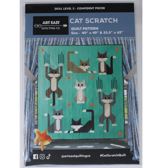 Cat Scratch - Quilting Pattern - Art East Quilting Co.