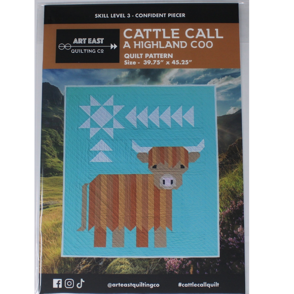 Cattle Call - Quilting Pattern - Art East Quilting Co.