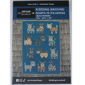 Kidding Around (Goats in Pajamas) - Quilting Pattern - Art East Quilting Co.