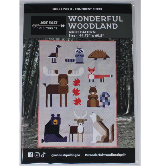 Wonderful Woodland - Quilting Pattern - Art East Quilting Co.