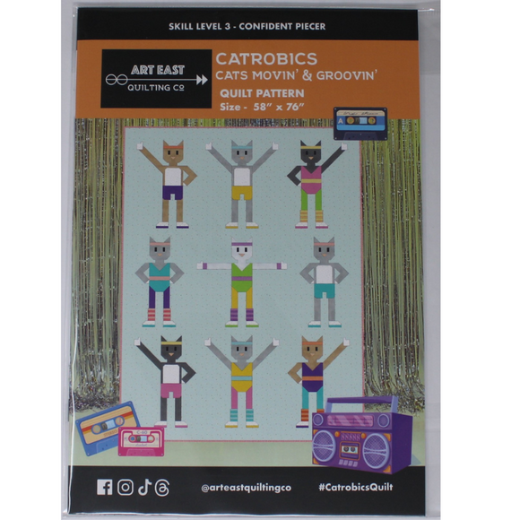 Catarobics - Quilting Pattern - Art East Quilting Co.