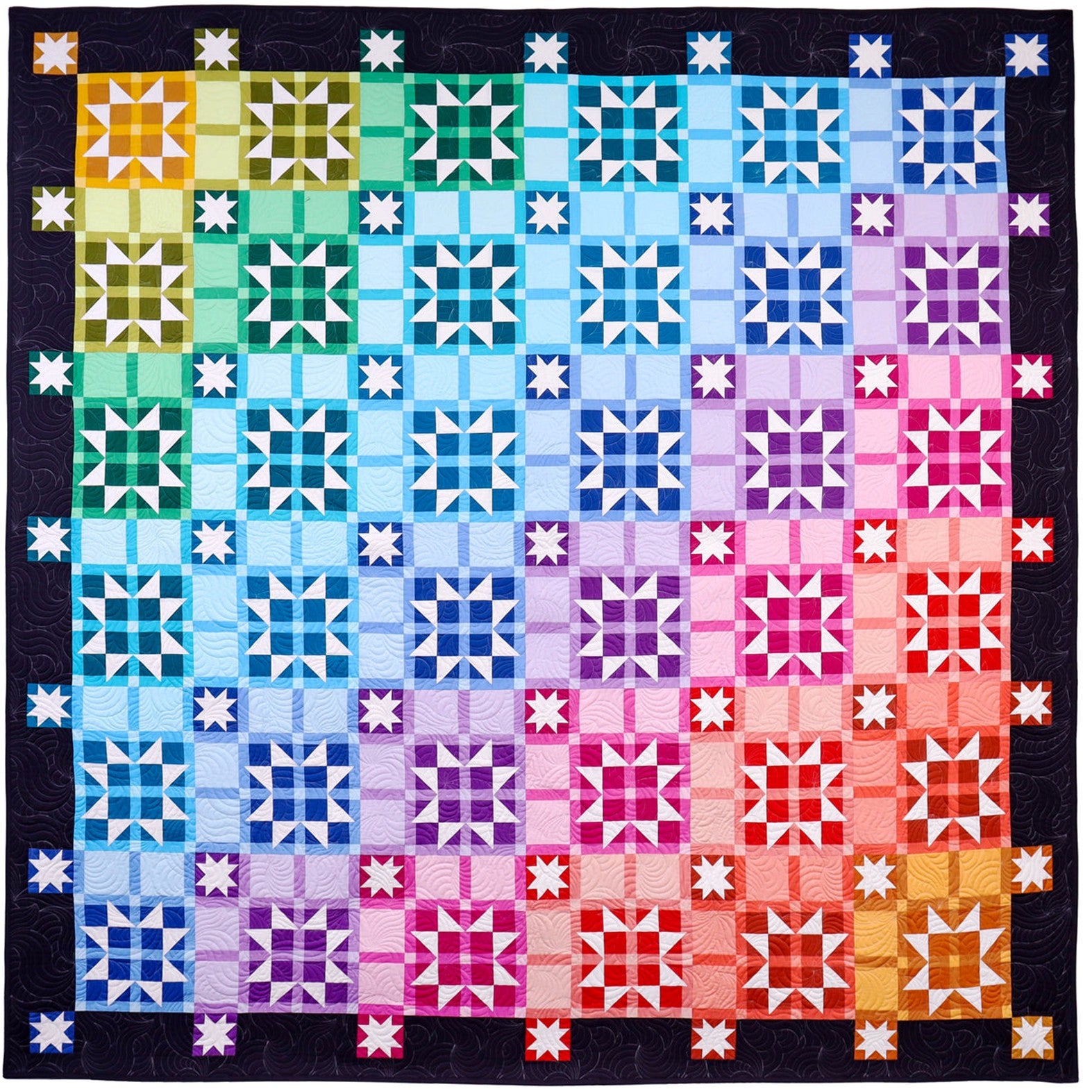 Quebec Patterns Tartan Star Quilt - Quilting Pattern - Art East Quilting Co. – Len's Mill