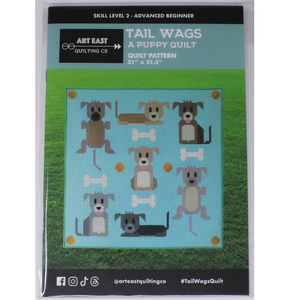 Tail Wags (A Puppy Quilt) - Quilting Pattern - Art East Quilting Co.