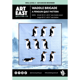 Waddle Brigade - Quilting Pattern - Art East Quilting Co.