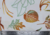 Autumn Leaves Fleece Print - 60" - 100% polyester