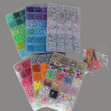 Assorted Beads Bracelet Kit - 3000+ pcs - Craftables