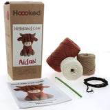 Aidan Highland Cow - Crochet Kit - Hoooked Eco Barbante