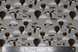 Air Travel - 43/44" - 100% cotton flannel