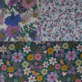 Assorted Floral Flannels - 43/44" - 100% cotton flannel