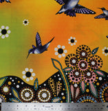 Hummingbirds - 45'' - 100% cotton