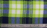 Plaid Fleece Prints - 60" - 100% polyester