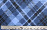 Plaid Fleece Prints - 60" - 100% polyester