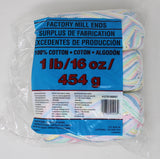 Factory Mill Ends - 1lb Bag - 100% Cotton