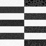 Basically Black & White - 44/45" - 100% Cotton