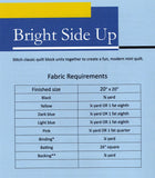 Bright Side Up - Quilting Pattern - Devoted Quilter