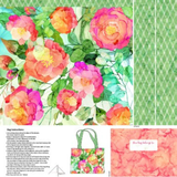 Veranda Tote Bag Panel - 24" x 43" - 100% Cotton Canvas