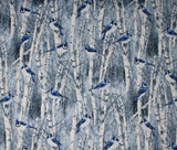 Winter Wildlife - 45" - 100% cotton