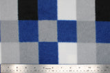 Checker Fleece Print - 60" - 100% polyester