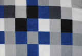 Checker Fleece Print - 60" - 100% polyester