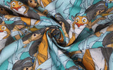 Princess Jasmine and Rajah - 45" - 100% cotton