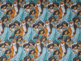 Princess Jasmine and Rajah - 45" - 100% cotton