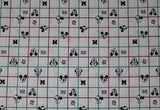 Mickey Minnie Grid - 45" - 100% cotton