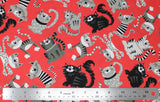 Parisian Cats - 45" - 100% cotton