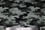 Camo Flannel - 43/44" - 100% cotton flannel