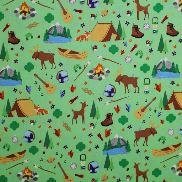 Camp Life - 45'' - 100% cotton