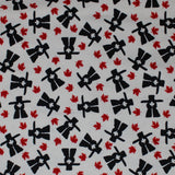 Canadian Inukshuk - 43/44" - 100% cotton flannel