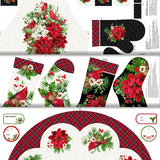 Cardinal Christmas Panels - 100% Cotton