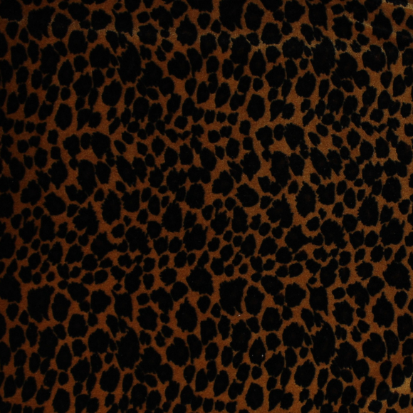 Cheetah Print Velvet - 57/60'' - 90% polyester, 10% spandex