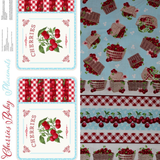 Cherries Baby - 44" - 100% cotton