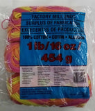 Factory Mill Ends - 1lb Bag - 100% Cotton