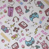 Cute Gamer - 45" - 100% cotton flannel