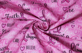 Think Pink - 45" - 100% cotton