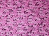 Think Pink - 45" - 100% cotton