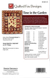Time in the Garden - Quilting Pattern - Quilted Fox Designs