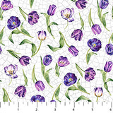 Tulip Garden - 44/45" - 100% cotton