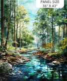 Serenity Springs - 45" - 100% cotton - Northcott