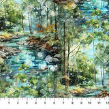 Serenity Springs - 45" - 100% cotton - Northcott