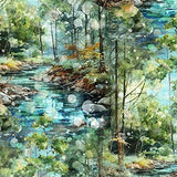 Serenity Springs - 45" - 100% cotton - Northcott