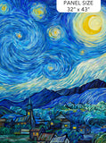 Starry Night - 44/45" - 100% Cotton