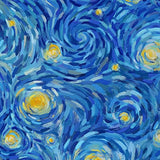 Starry Night - 44/45" - 100% Cotton