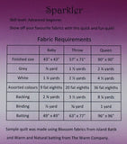 Sparkler - Quilting Pattern - Devoted Quilter