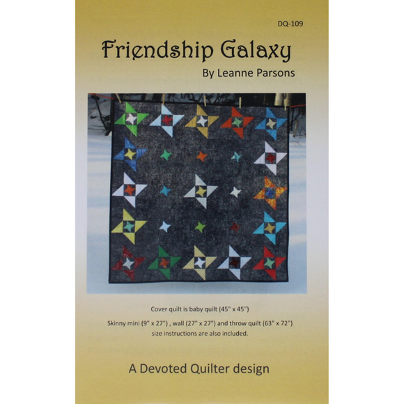 Friendship Galaxy - Quilting Pattern - Devoted Quilter