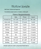 Hollow Jewels - Quilting Pattern - Devoted Quilter